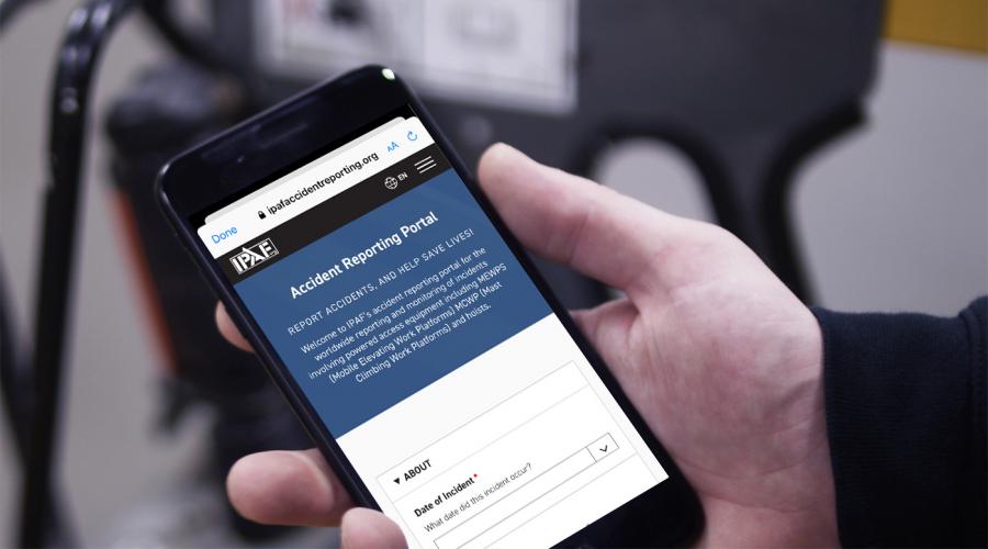 IPAF’s Accident Reporting Portal via ePAL App
