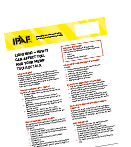 Lightning – How It Can Affect You and Your MEWP - Toolbox Talk
