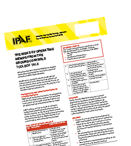 MEWP Ground Conditions Toolbox Talk - Toolbox Talk